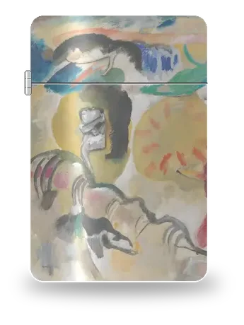 Improvvisazione 27 (Giardino dell’amore II) di Vasilij Kandinskij – cover d’arte per inserto di accendino