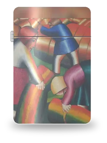 La mietitura della segala di Kazimir Malevič – cover d’arte per inserto di accendino