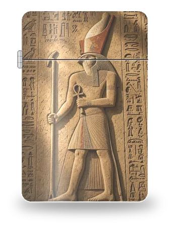 Horus, il dio falco di Civiltà antiche · Egitto – cover d’arte per inserto di accendino