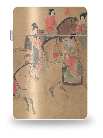 괵국부인유춘도 (송 모본) (장훤 원작 / 전 휘종 모사) 아트 케이스