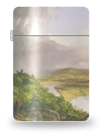 牛轭湖（暴风雨后的康涅狄格河）（托马斯·科尔）艺术外壳