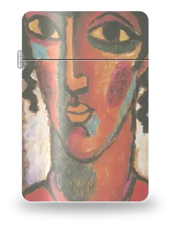 Donna spagnola di Alexej von Jawlensky – cover d’arte per inserto di accendino