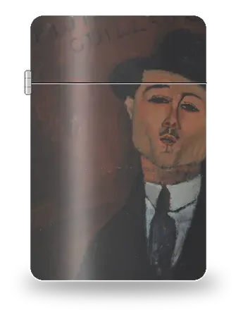 Ritratto di Paul Guillaume di Amedeo Modigliani – cover d’arte per inserto di accendino