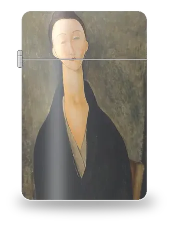 Ritratto di Lunia Czechowska di Amedeo Modigliani – cover d’arte per inserto di accendino