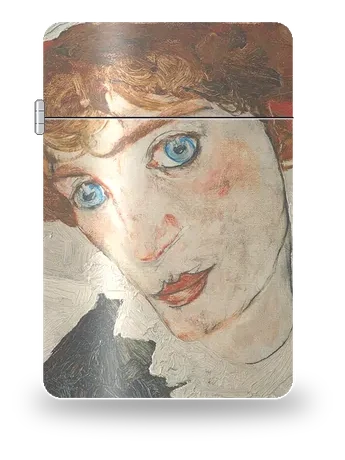 Ritratto di Wally Neuzil di Egon Schiele – cover d’arte per inserto di accendino