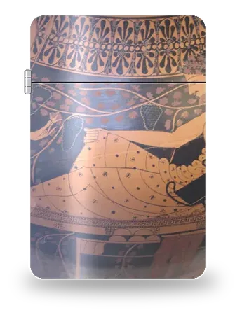 Atena ed Eracle di Pittura vascolare greca – cover d’arte per inserto di accendino