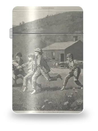 Snap the Whip by Winslow Homer — art case for a lighter insert