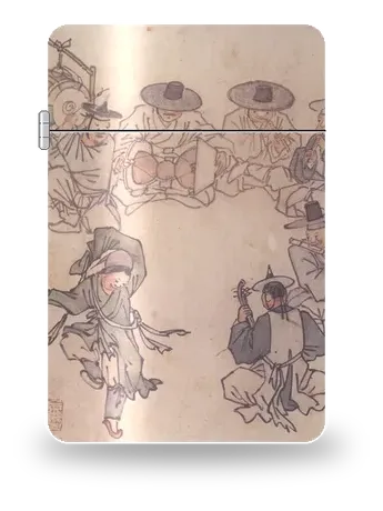 舞童（金弘道）艺术外壳