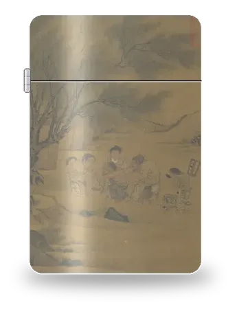 炙艾图（李唐）艺术外壳