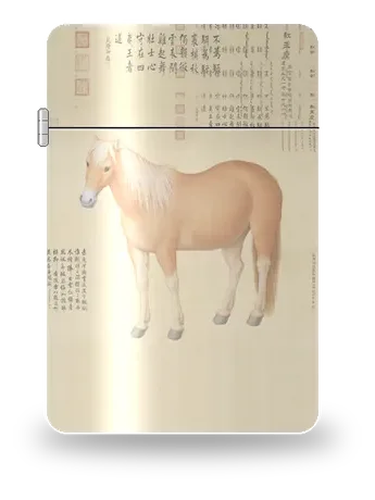 Cavallo Hongyuzuo di Giuseppe Castiglione (Lang Shining) – cover d’arte per inserto di accendino