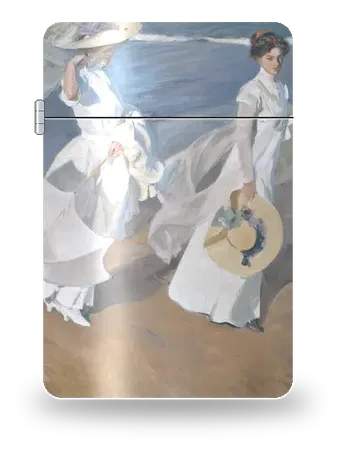 Passeggiata in riva al mare di Joaquín Sorolla – cover d’arte per inserto di accendino