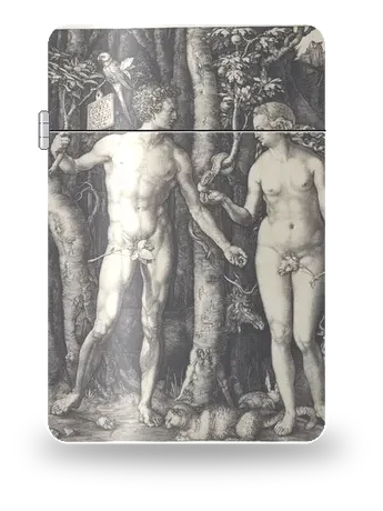 Adamo ed Eva di Albrecht Dürer – cover d’arte per inserto di accendino