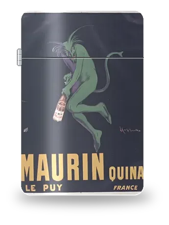 Maurin Quina di Leonetto Cappiello – cover d’arte per inserto di accendino