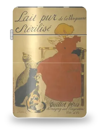 Lait pur stérilisé de la Vingeanne (뱅잔 살균 우유) (테오필알렉상드르 스탱랑) 아트 케이스