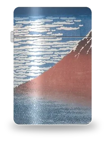 Vento leggero, mattino sereno di Katsushika Hokusai – cover d’arte per inserto di accendino