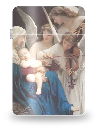 Il canto degli angeli di William-Adolphe Bouguereau – cover d’arte per inserto di accendino
