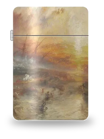 La nave negriera di J. M. W. Turner – cover d’arte per inserto di accendino