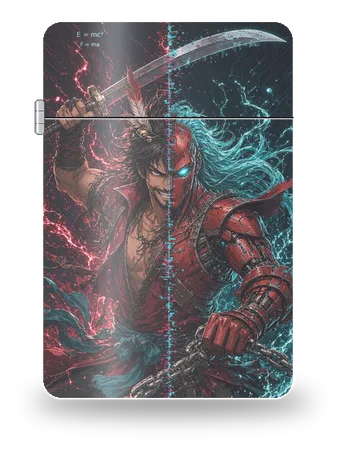 Gan Ning · Gemello Cyber di Tre Regni: Gemello Cyber · Wu – cover d’arte per inserto di accendino
