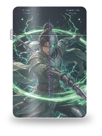 Jiang Wei · Gemello Cyber di Tre Regni: Gemello Cyber · Shu – cover d’arte per inserto di accendino