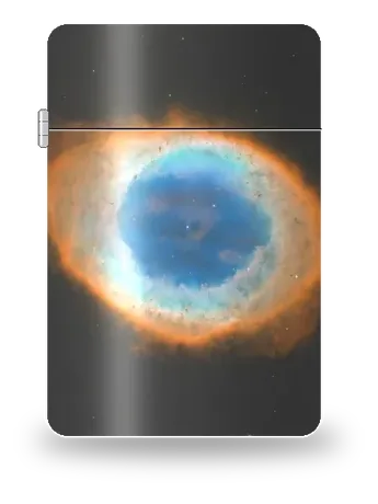 Nebulosa Anello (M57) di Telescopio spaziale Hubble – cover d’arte per inserto di accendino