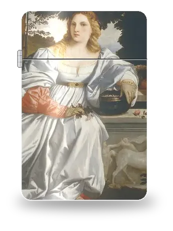 Amor sacro e Amor profano di Tiziano – cover d’arte per inserto di accendino