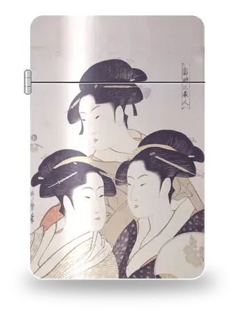당시 삼미인 (기타가와 우타마로) 아트 케이스