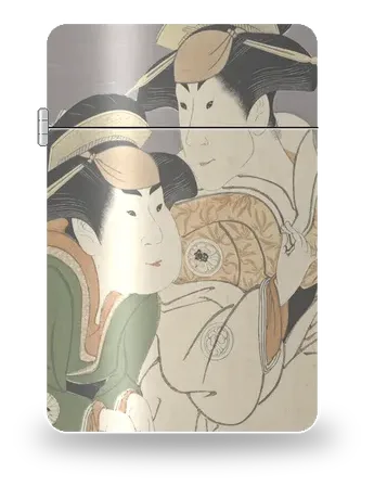 2대 세가와 도미사부로와 나카무라 만요 (도슈사이 샤라쿠) 아트 케이스
