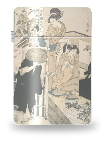 거울을 보는 여인 (기타가와 우타마로) 아트 케이스
