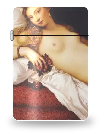 Venere di Urbino di Tiziano – cover d’arte per inserto di accendino