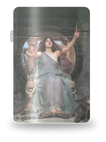 Circe offre la coppa a Ulisse di John William Waterhouse – cover d’arte per inserto di accendino